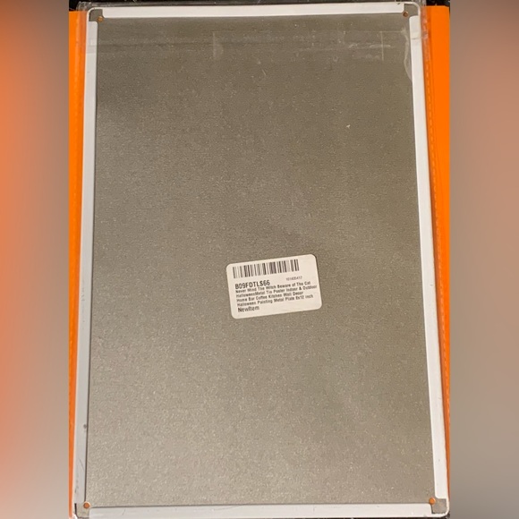 Witch beware of the cat metal tin poster - Picture 4 of 4